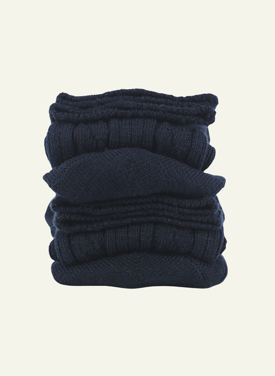 archiduchesse-d-hiver-bleu-marine-chaussettes-chaudes-mi-hautes image 1