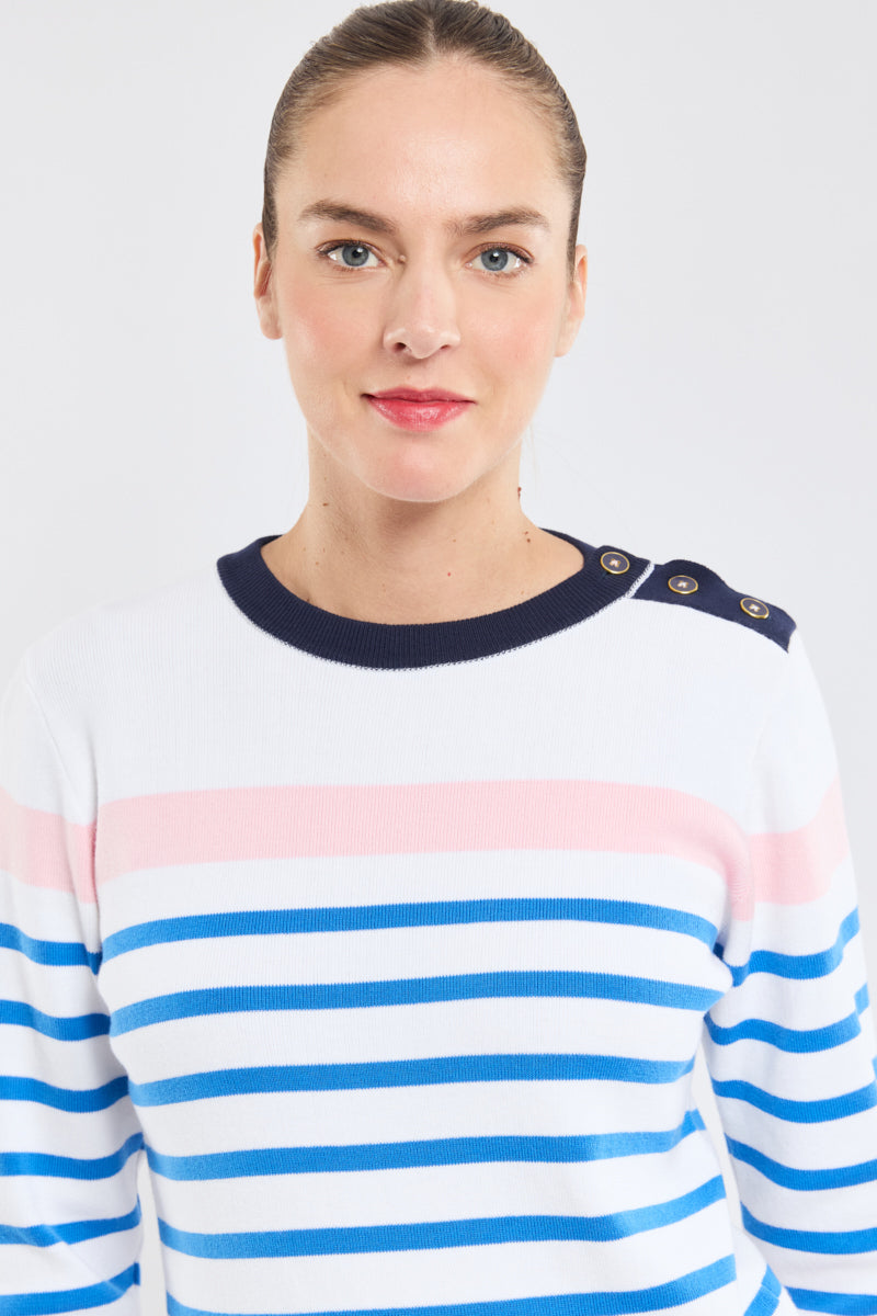 armor-lux-pull-marin-bicolore-femme-coton-rayures-plac-es image 3
