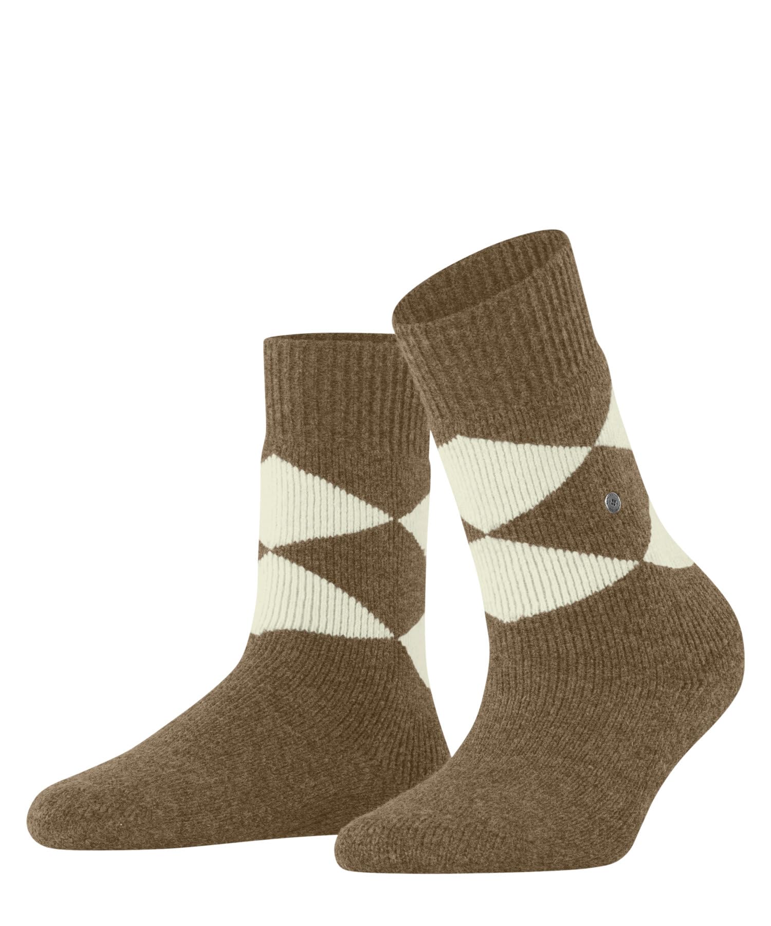 burlington-cosy-argyle-chaussettes-femme-laine-rouge-peluche image 6