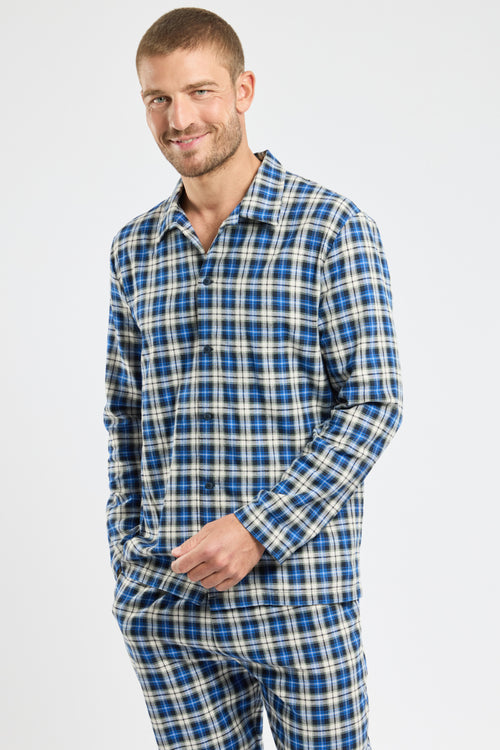 armor-lux-pyjama-carreaux-coton-homme-manches-longues image 4
