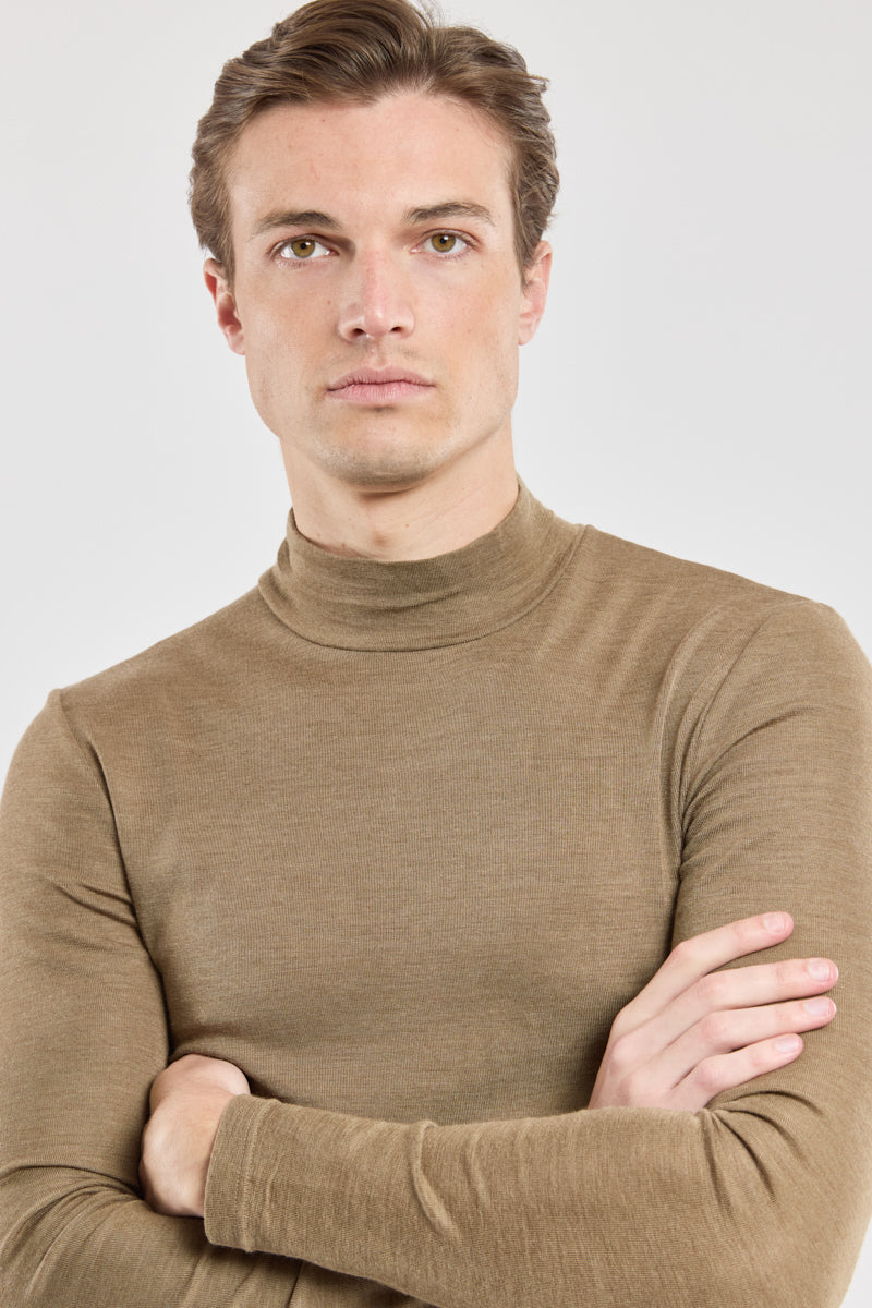 armor-lux-h-ritage-t-shirt-homme-col-haut-laine-et-soie image 2