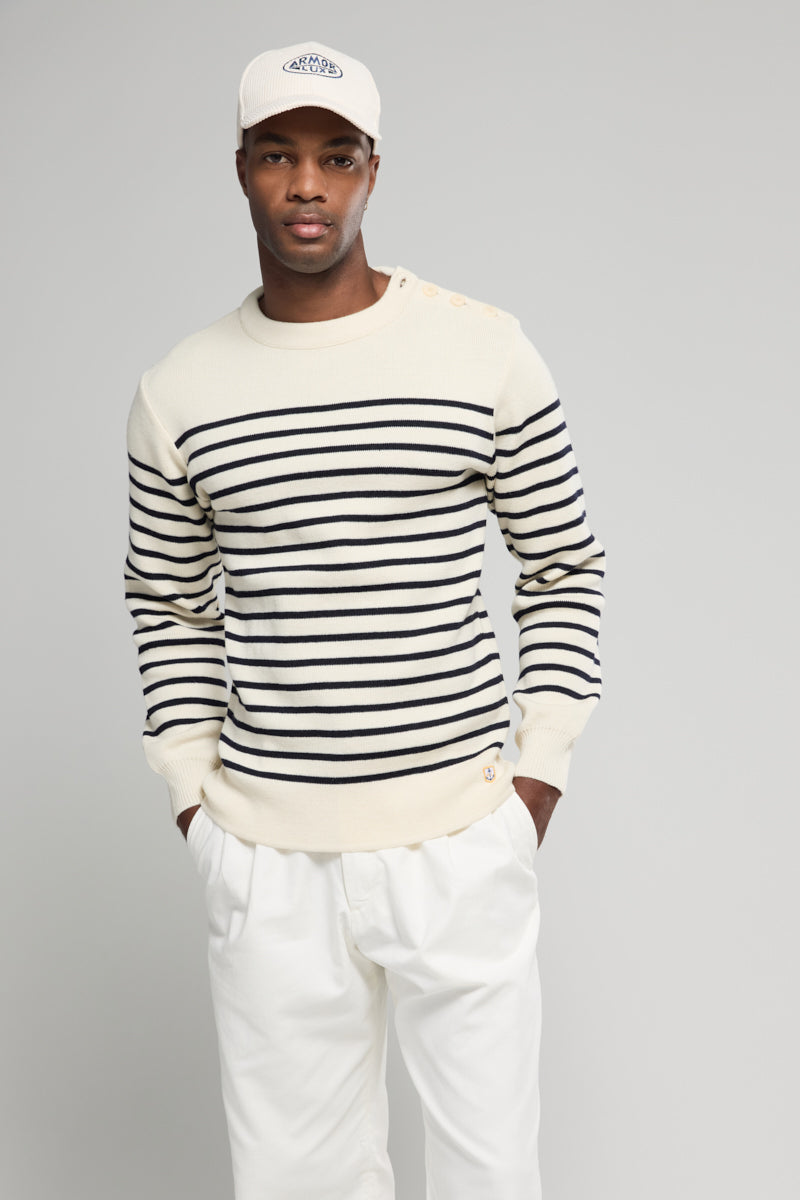 armor-lux-pull-marin-ray-mol-ne-homme-100-laine image 1
