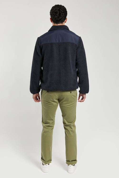 armor-lux-h-ritage-veste-sherpa-zip-homme-polyester-contrast-e image 4