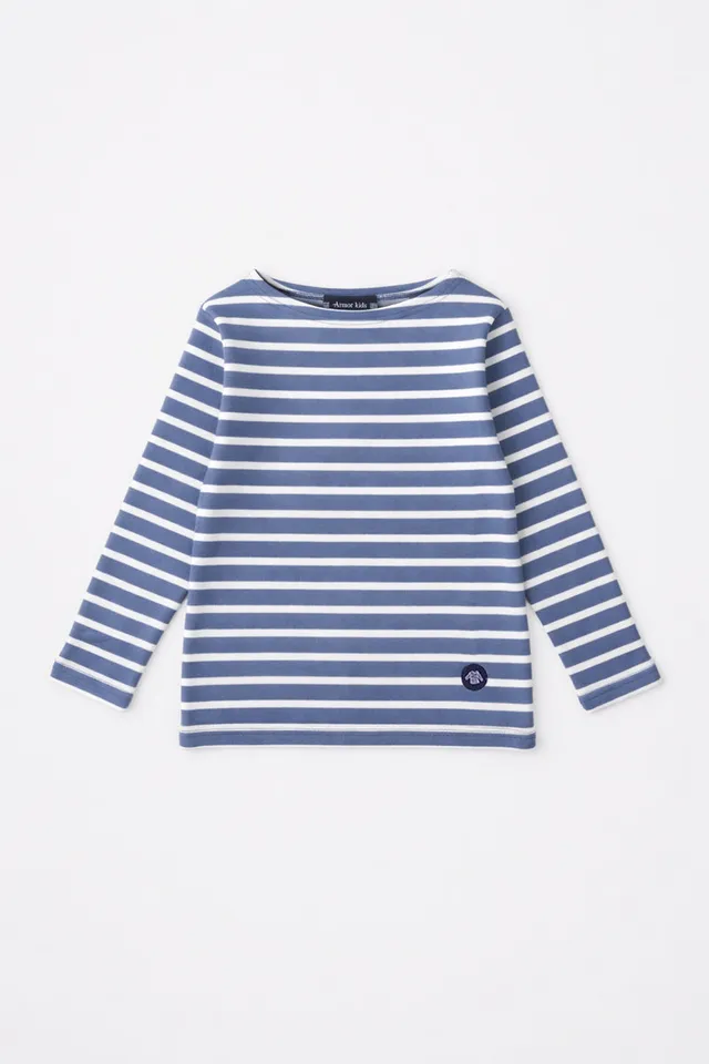 armor-lux-marini-re-kids-t-shirt-manches-longues-coton-pais-enfant image 1