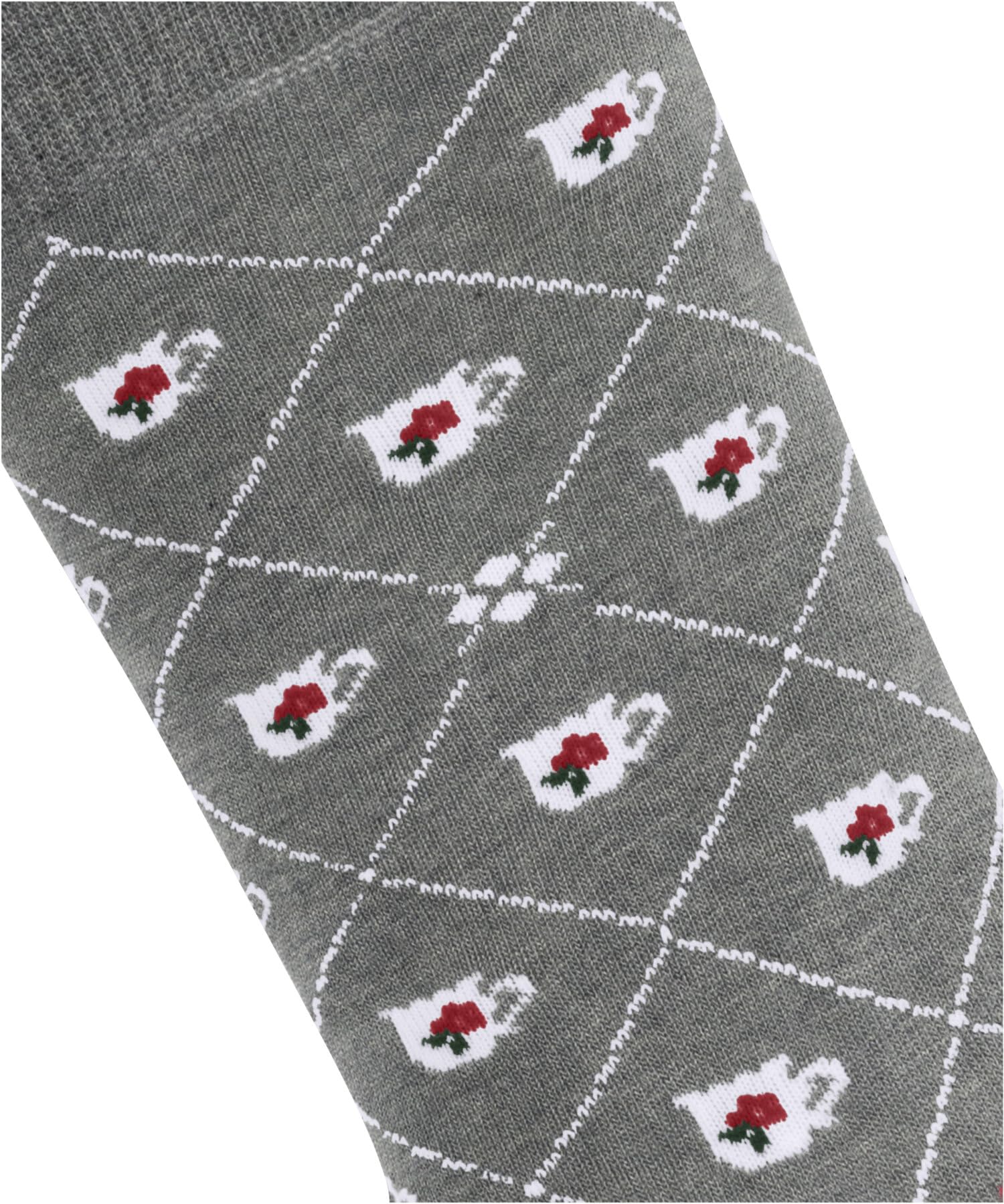 burlington-teatime-chaussettes-femme-coton-respirant-motif-tasse-th-argyle image 4