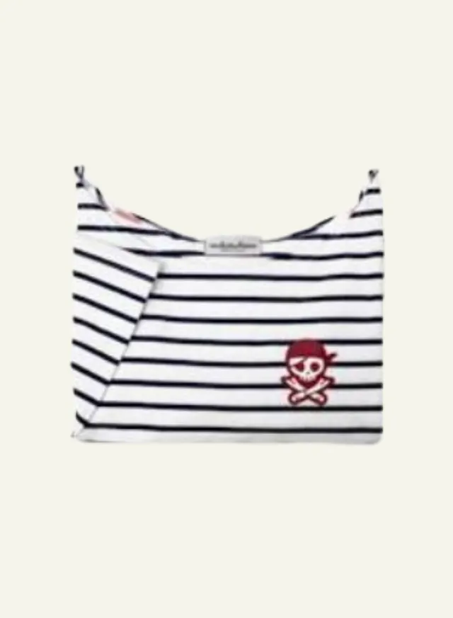 archiduchesse-capitaine-archi-t-shirt-femme-col-bateau-bleu image 1