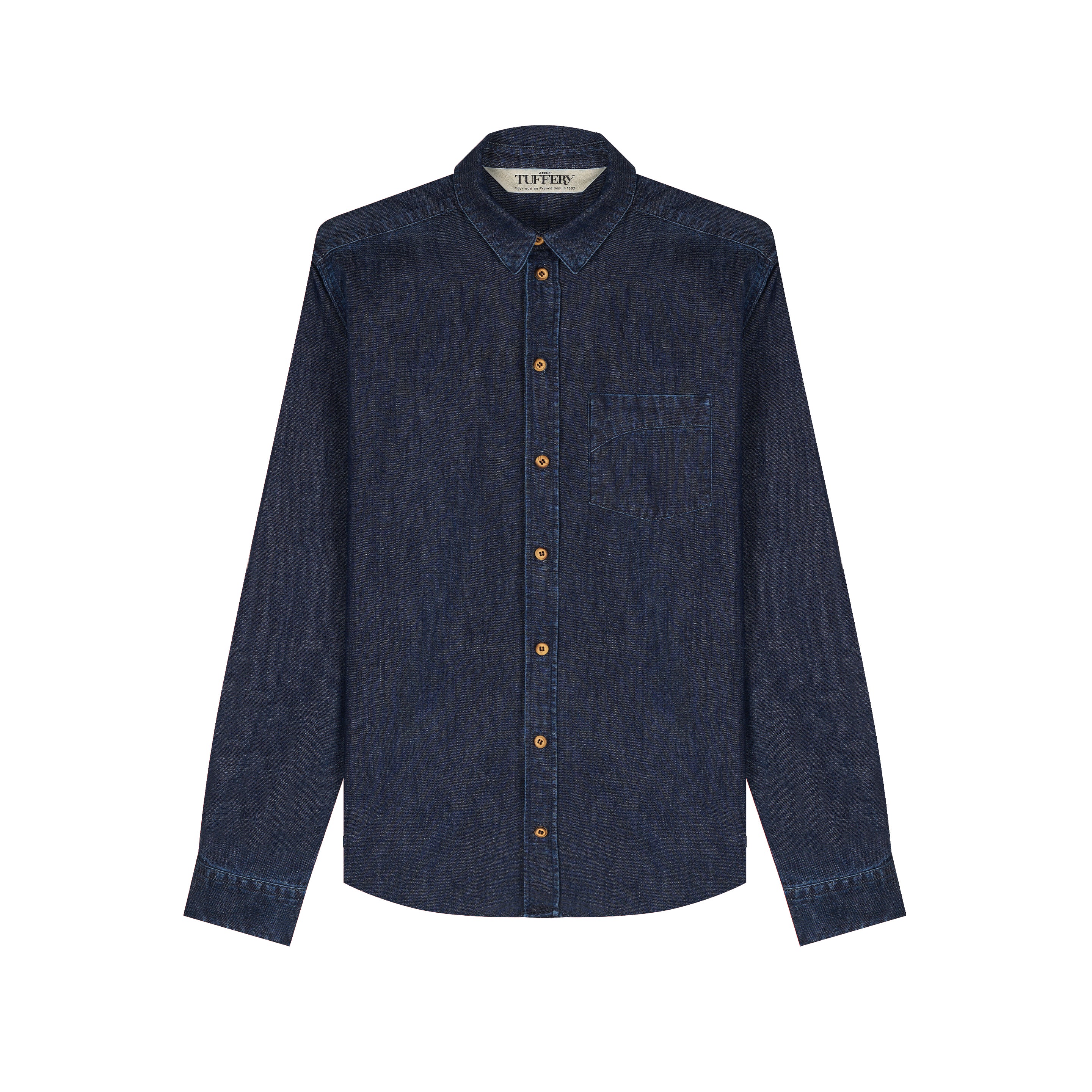 atelier-tuffery-aubrac-chemise-femme-droite-en-denim-brut image 1