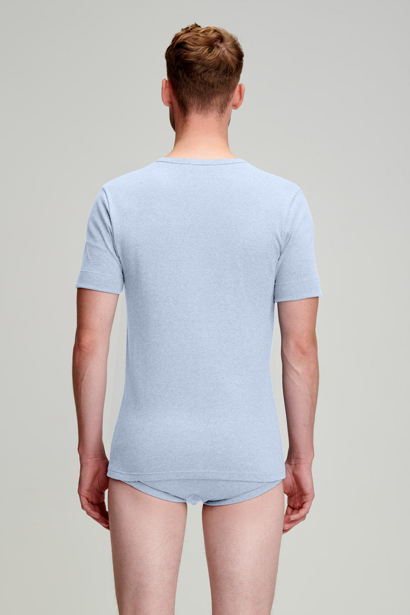 armor-lux-t-shirt-col-rond-homme-coton-bio-pais-2 image 2
