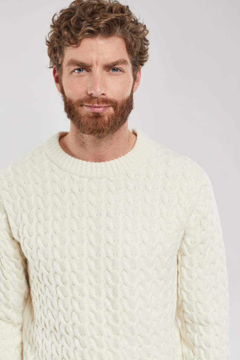 armor-lux-pull-fouesnant-homme-pull-laine-maille-torsad-e-h-ritage image 2