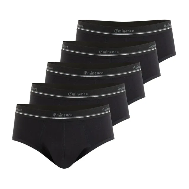 eminence-s-r-nit-lot-de-5-slips-homme-fuites-urinaires-noir image 1