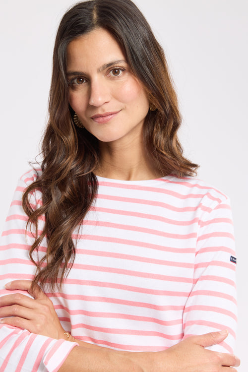 armor-lux-marini-re-h-ritage-manches-3-4-coton-rustique-femme image 3