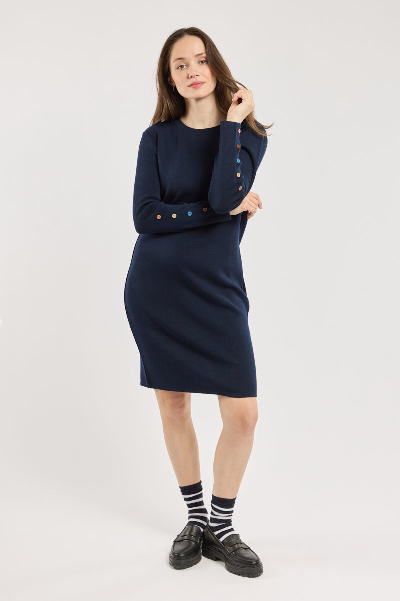 armor-lux-robe-deauville-femme-laine-manches-longues image 1
