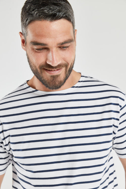 armor-lux-fouesnant-t-shirt-marin-manches-courtes-coton-l-ger-homme image 3