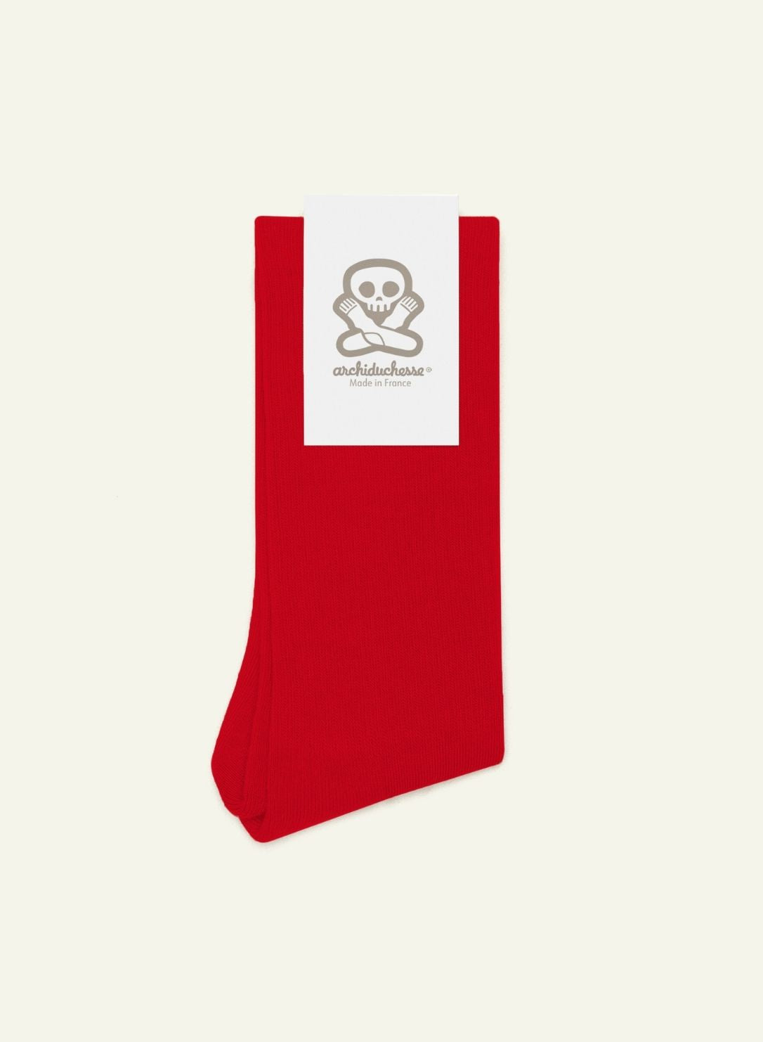 archiduchesse-bouclette-rouge-cardinal-mi-chaussette-chaude image 3