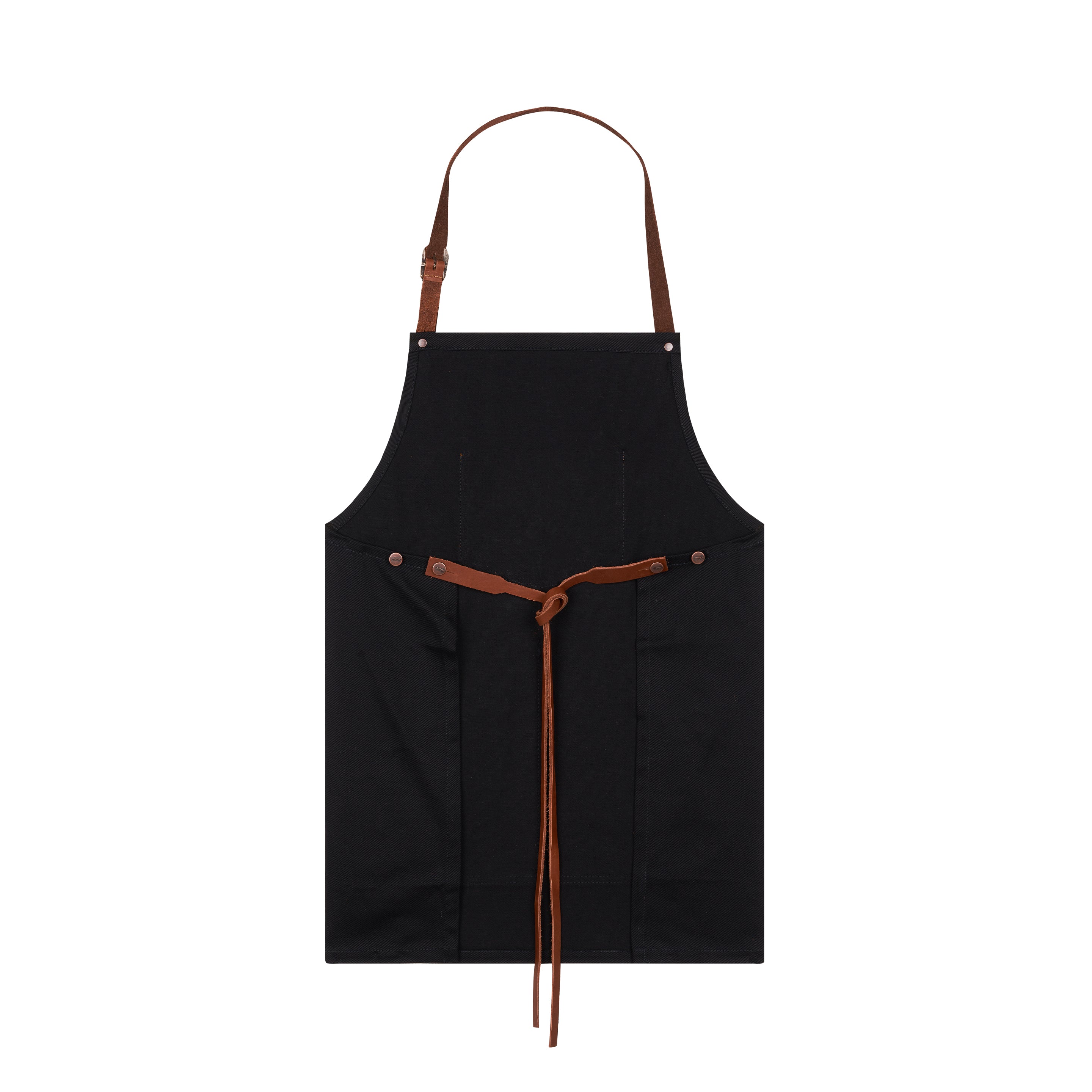 atelier-tuffery-tablier-court-en-jean-noir-artisanal image 3