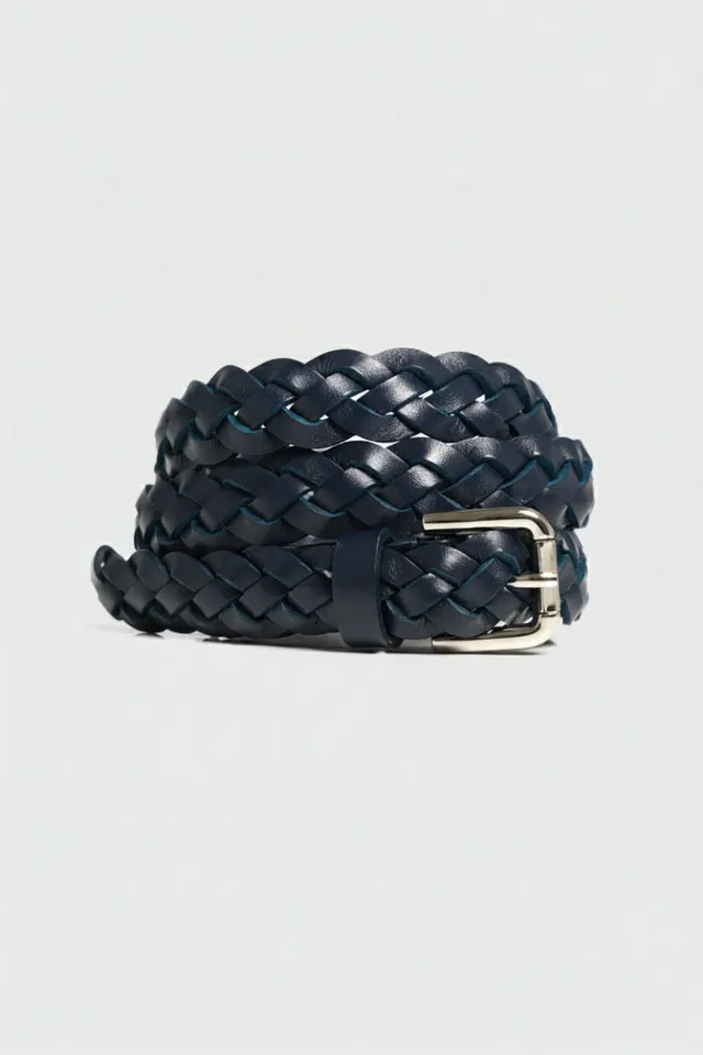 armor-lux-ceinture-tress-e-femme-cuir-pleine-fleur-2-cm image 1