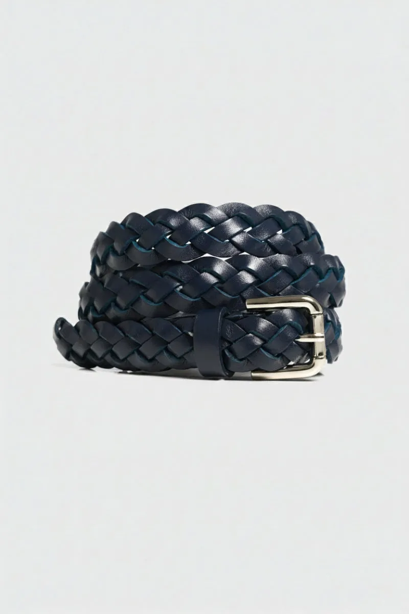 armor-lux-ceinture-tress-e-femme-cuir-pleine-fleur-2-cm image 1