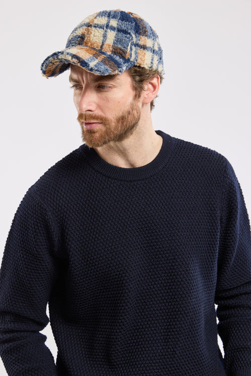 armor-lux-h-ritage-casquette-carreaux-unisexe-boucl image 2