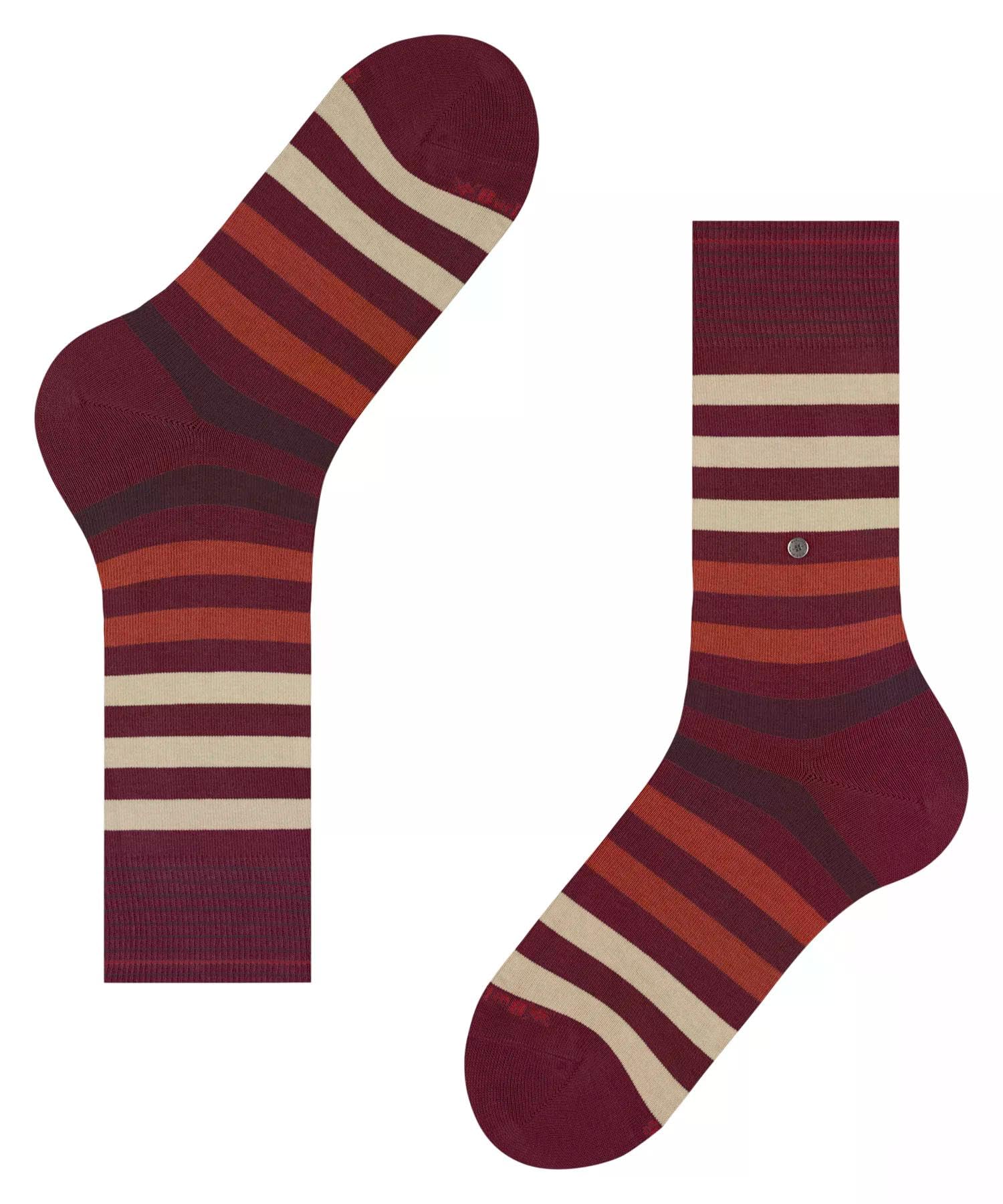burlington-blackpool-chaussettes-homme-coton-fantaisie-rouge-burgund-8011-40-46 image 5