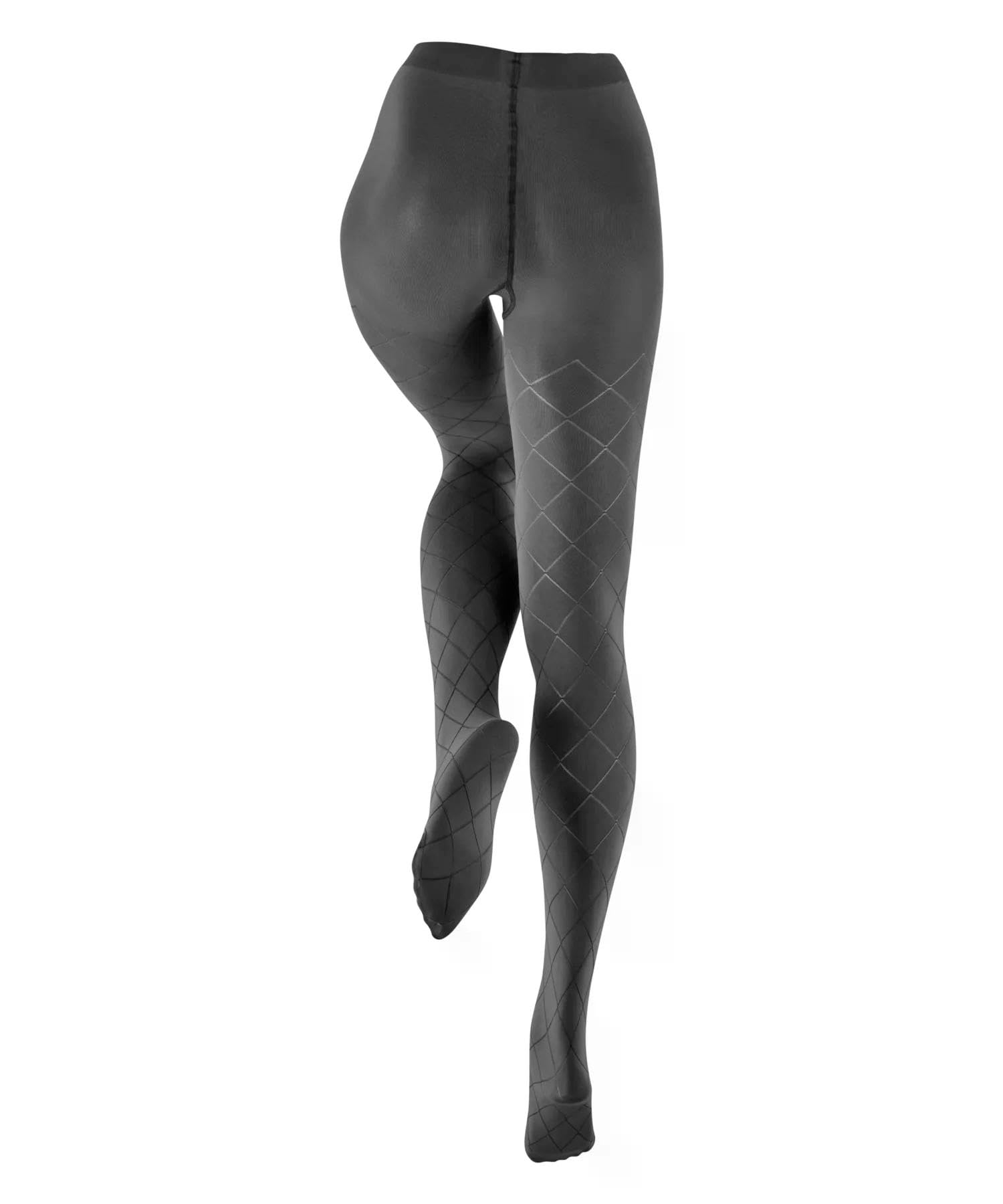burlington-check-couture-collants-femme-opaque-gris-carbon-3275-36-38 image 2
