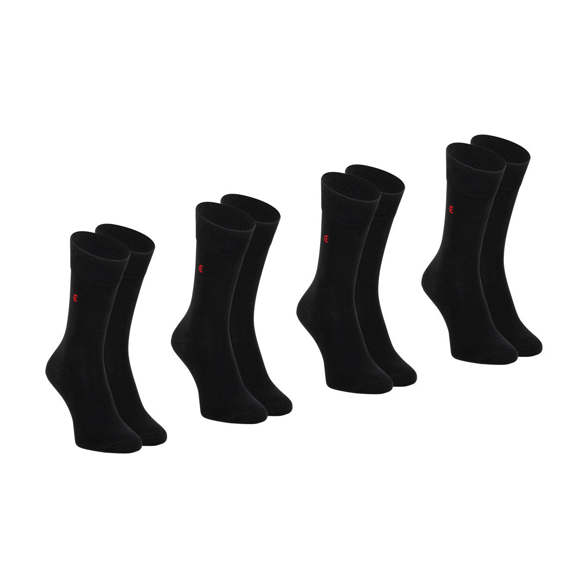 eminence-signature-lot-de-4-paires-de-chaussettes-mi-hautes-coton-peign image 3