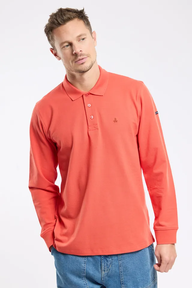 armor-lux-polo-homme-manches-longues-coton-piqu-2 image 1