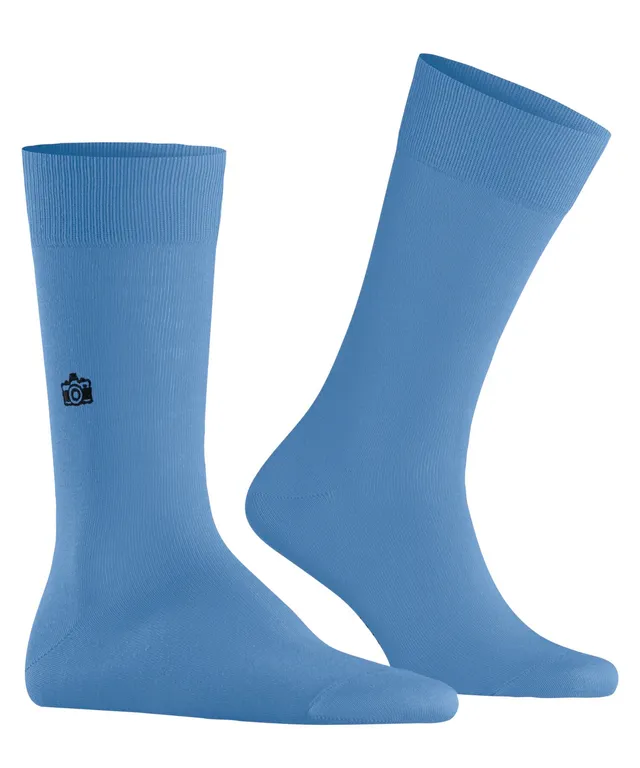 burlington-brit-style-homme-chaussettes-coton-argyle-bleu-marina-6884-40-46 image 1