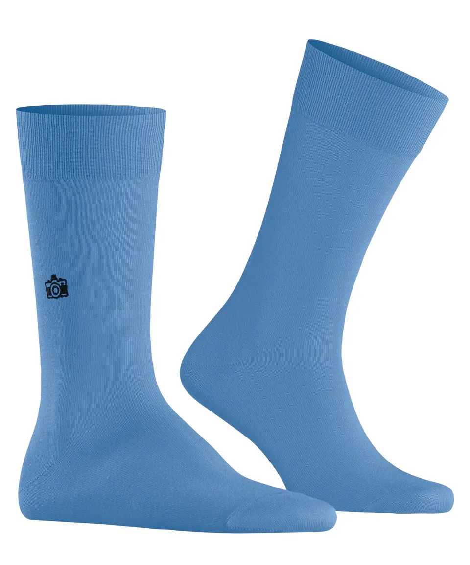 burlington-brit-style-homme-chaussettes-coton-argyle-bleu-marina-6884-40-46 image 1