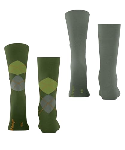 burlington-everyday-argyle-mix-multipack-chaussettes-homme-coton-vert-fir-green- image 7