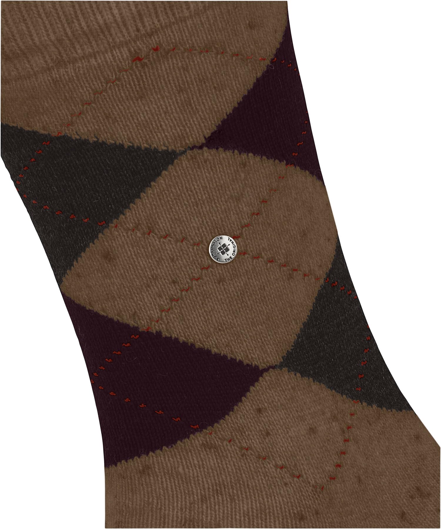 burlington-dundee-chaussettes-homme-marron-peanut-melange-5176-40-46-laine-visco image 4