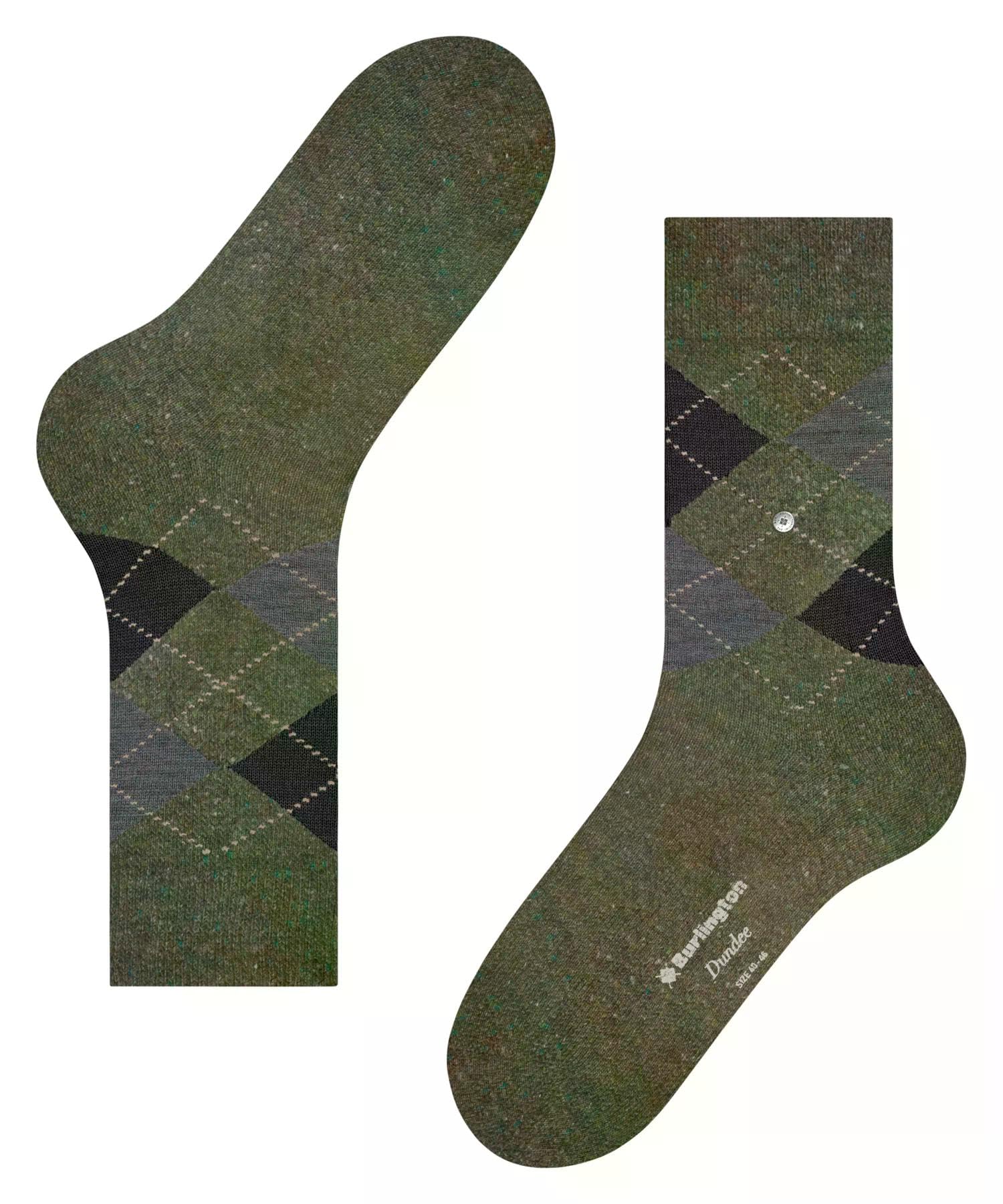 burlington-dundee-m-chaussettes-homme-laine-viscose-vert-jasper-melange-7423-40- image 5