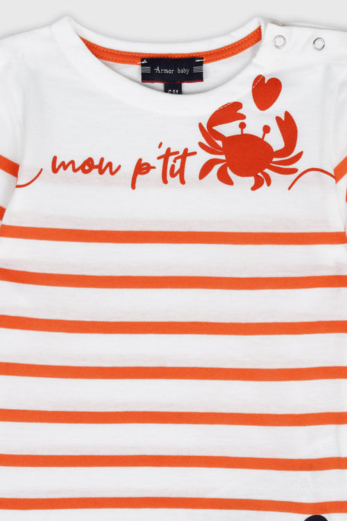 armor-lux-amiral-marini-re-b-b-crab-en-coton-l-ger image 3