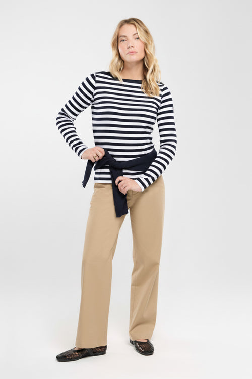 armor-lux-erquy-marini-re-femme-coton-elasthanne-manches-longues-2 image 4