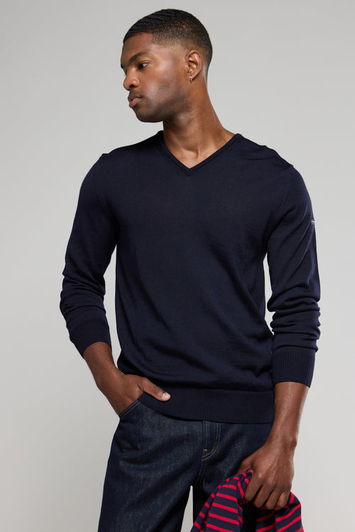 armor-lux-pull-noyal-col-v-homme-100-laine-m-rinos-2 image 2