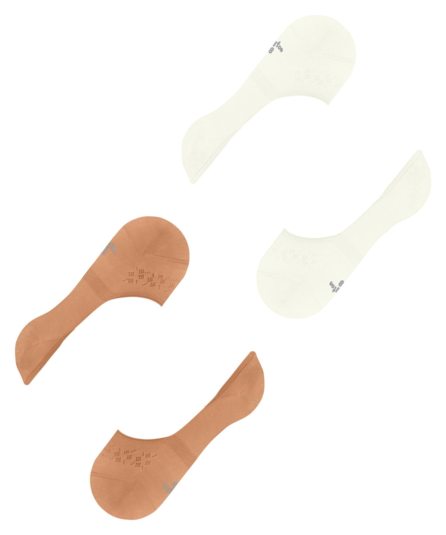 burlington-everyday-multipack-chaussettes-invisibles-femme-blanc-offwhite-neon-r image 6