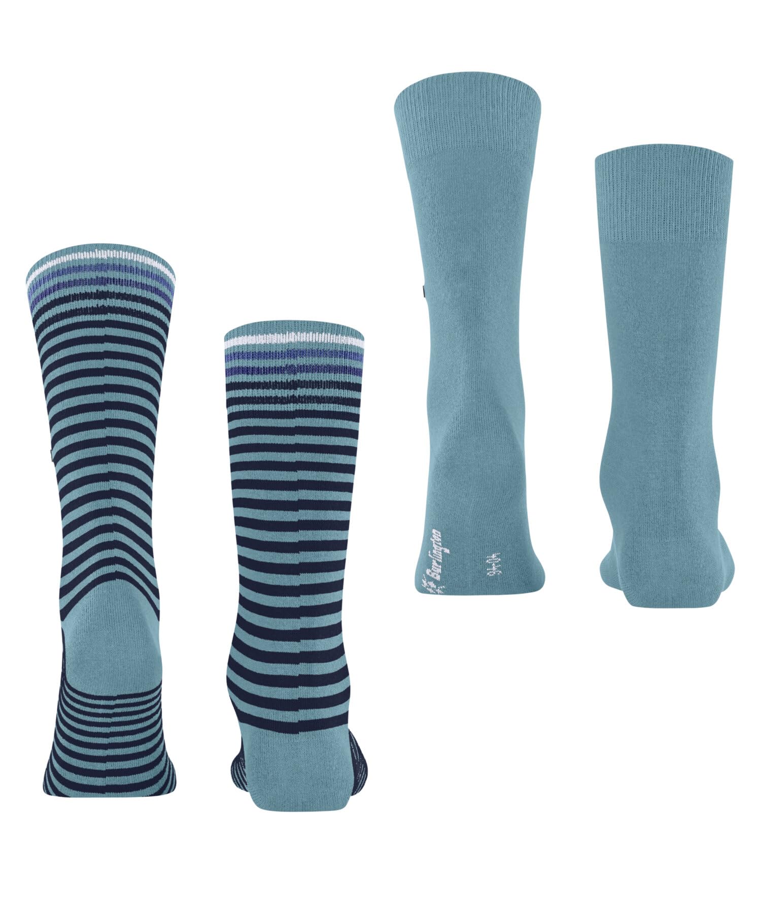 burlington-everyday-stripe-mixed-multipack-chaussettes-homme-2-paires-bleu-key-l image 2