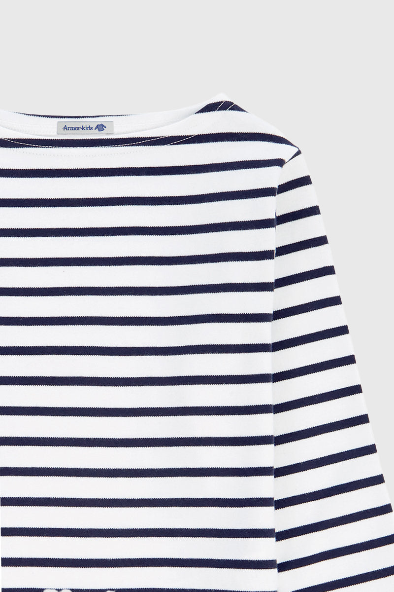 armor-lux-marini-re-loctudy-kids-manches-longues-coton image 2