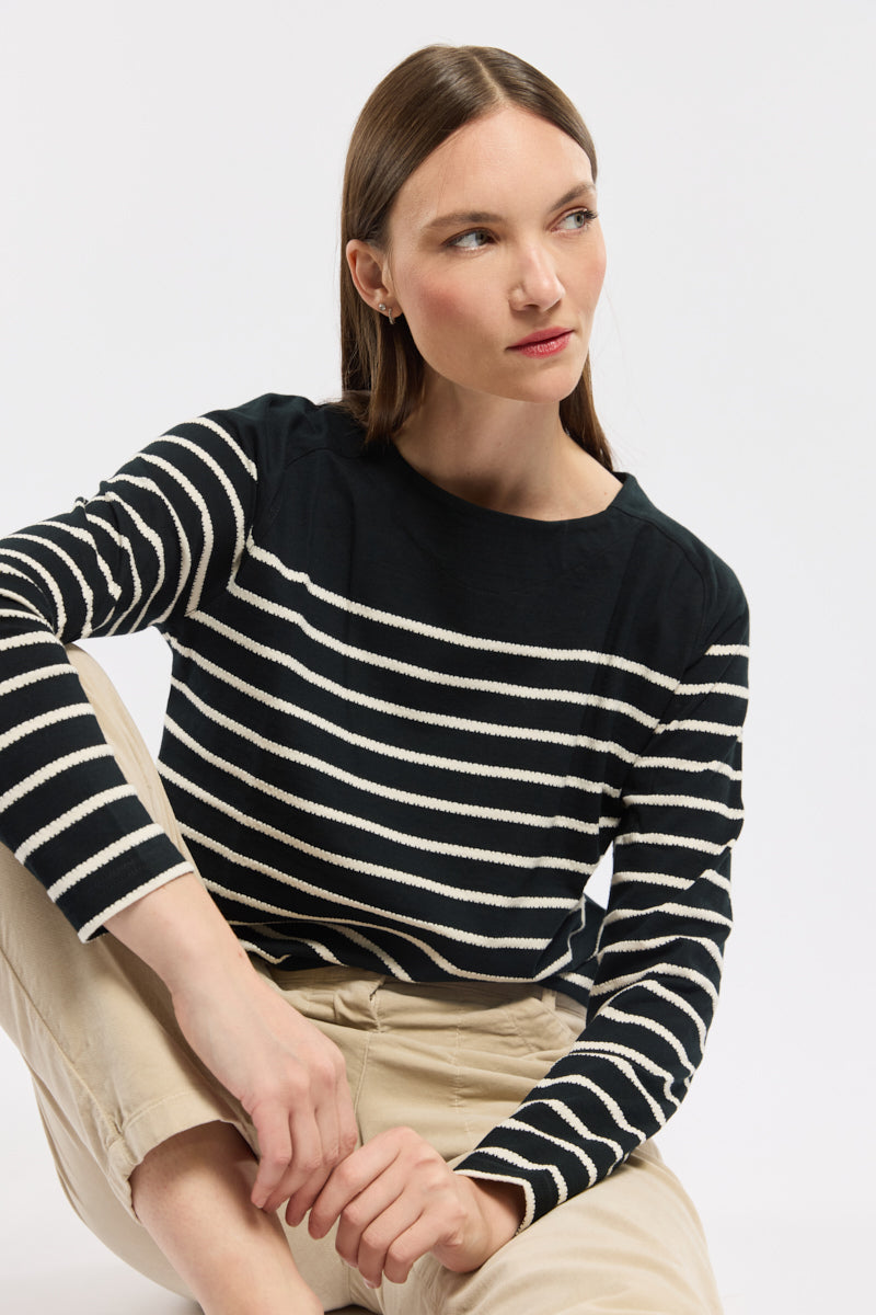 armor-lux-marini-re-femme-jacquard-coton-maille-210g-m image 1