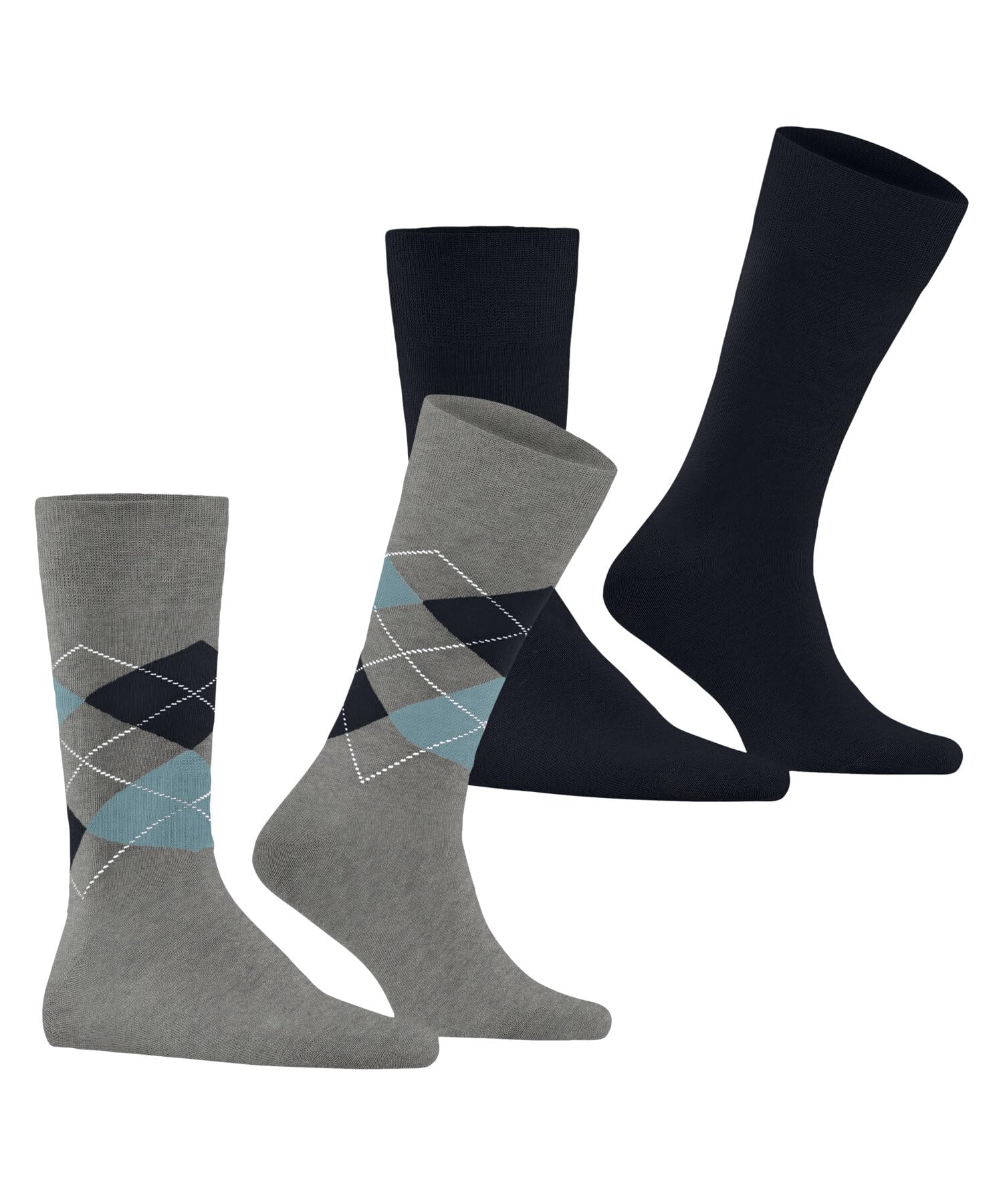 burlington-everyday-argyle-mix-2-pack-chaussettes-homme image 3