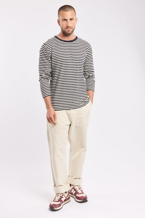 armor-lux-h-ritage-marini-re-homme-coton-et-lin-manches-longues image 5