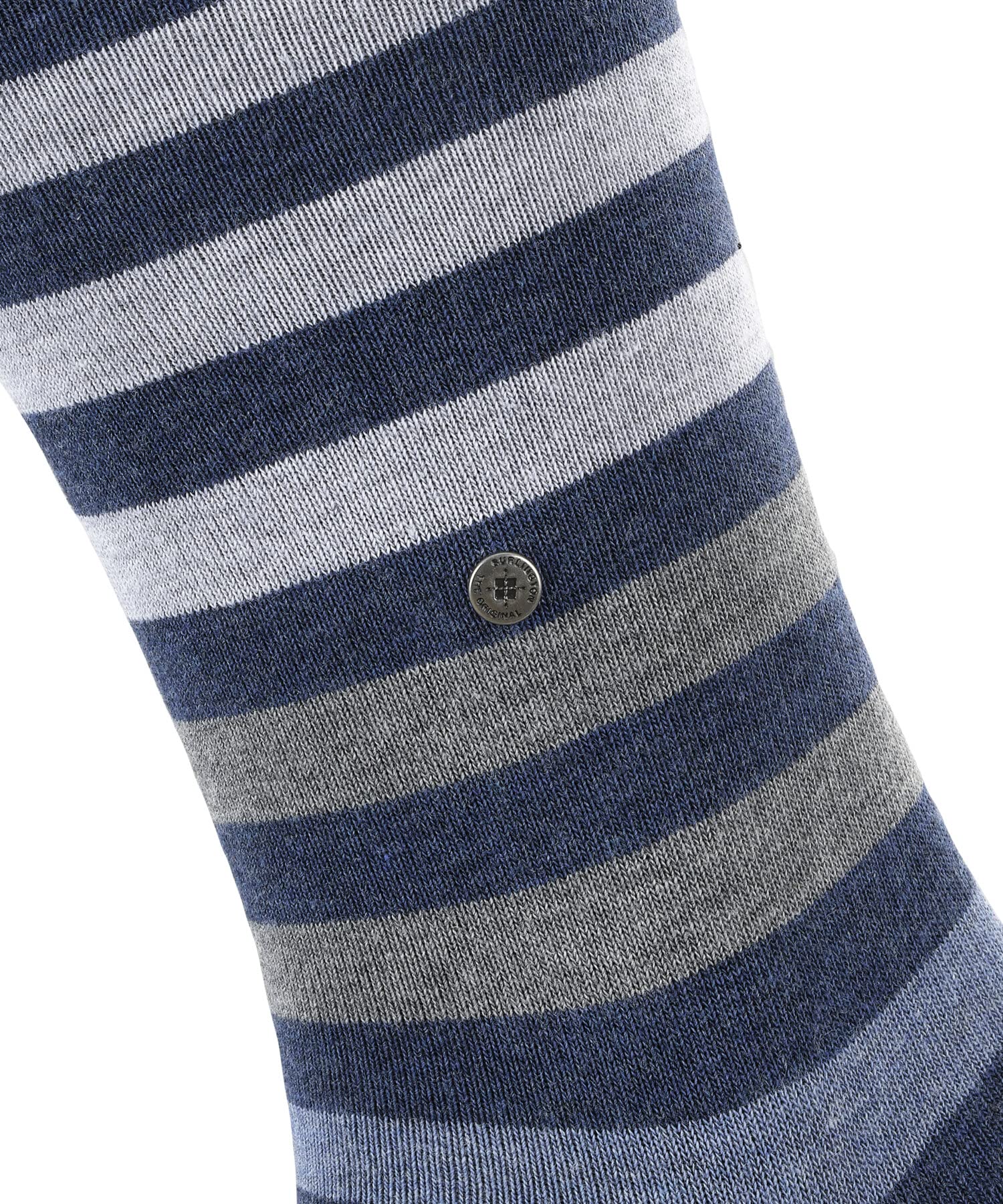 burlington-blackpool-chaussettes-homme-coton-bleu-dark-blue-melange-6688-40-46 image 4
