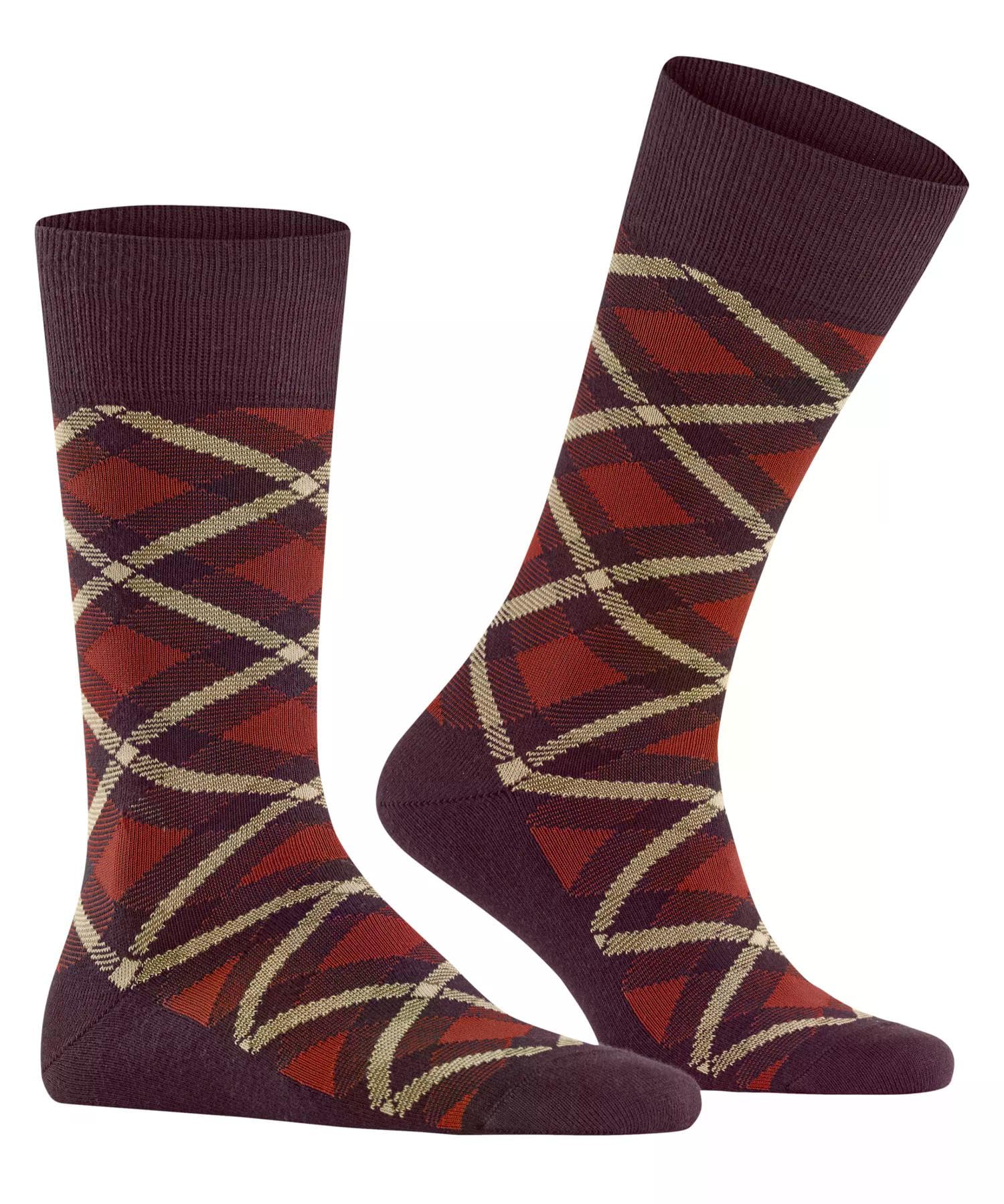burlington-chaussettes-homme-tartan-opaque-coton-bio image 4