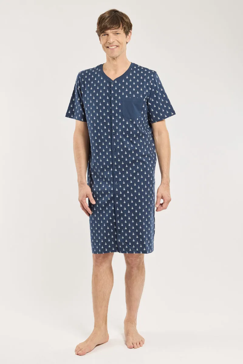 armor-lux-liquette-imprim-e-homme-coton-l-ger-manches-courtes image 1