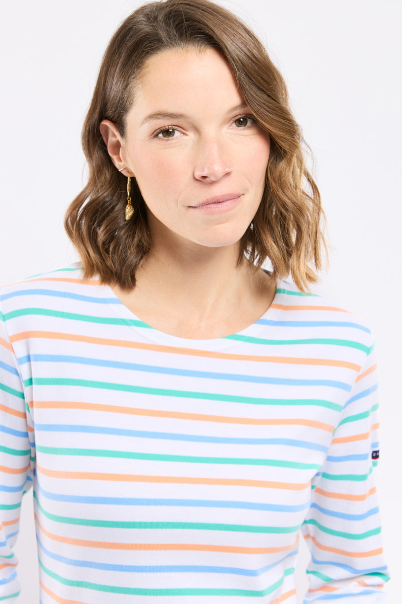 armor-lux-marini-re-tricolore-coton-pais-femme image 2