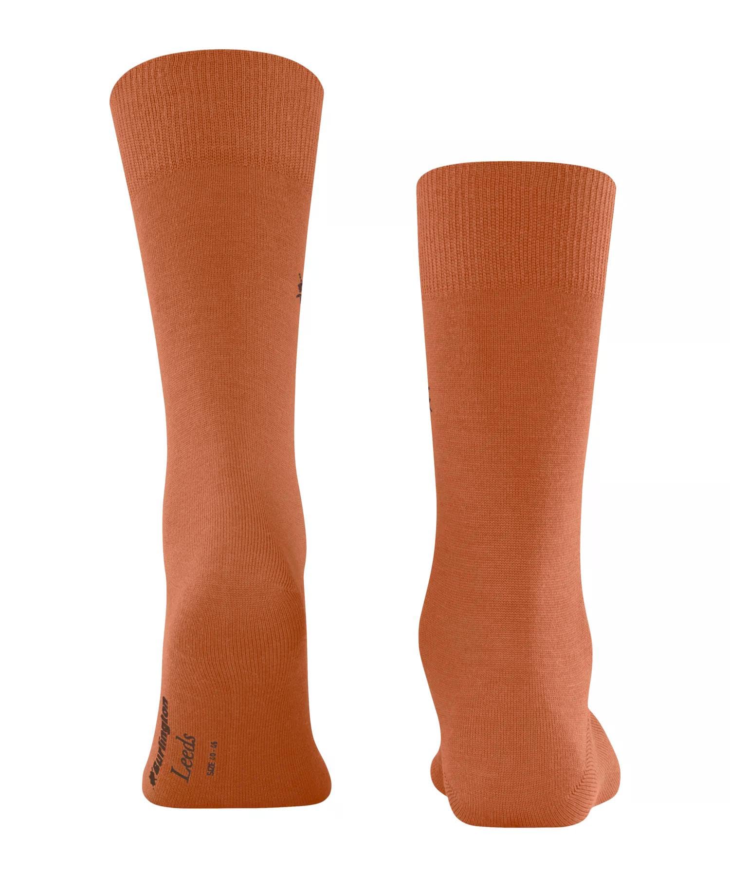 burlington-leeds-chaussettes-homme-coton-laine-unies-rouge-marigold-8916-40-46 image 2