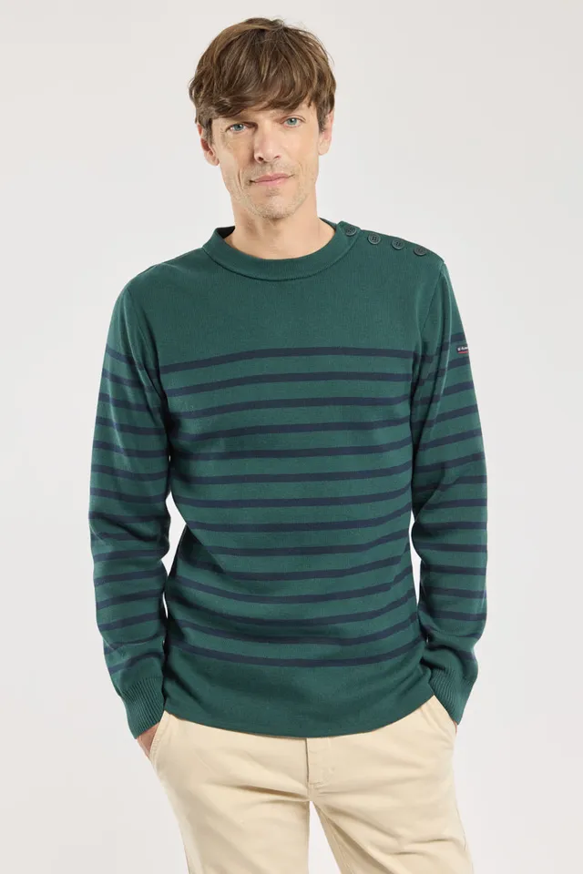 armor-lux-pull-marin-ray-coton-homme image 1