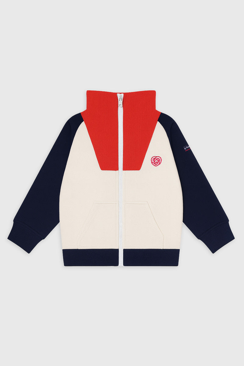armor-lux-h-ritage-sweat-col-montant-kids-coton-zipp image 1