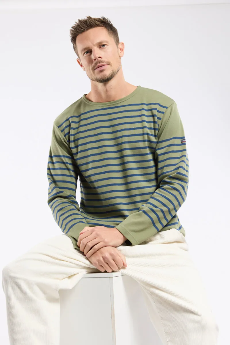 armor-lux-marini-re-homme-manches-longues-coton-pais-interlock-210g-m image 1