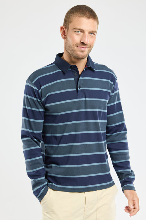 armor-lux-polo-homme-manches-longues-coton-ray-3-couleurs-2 image 2