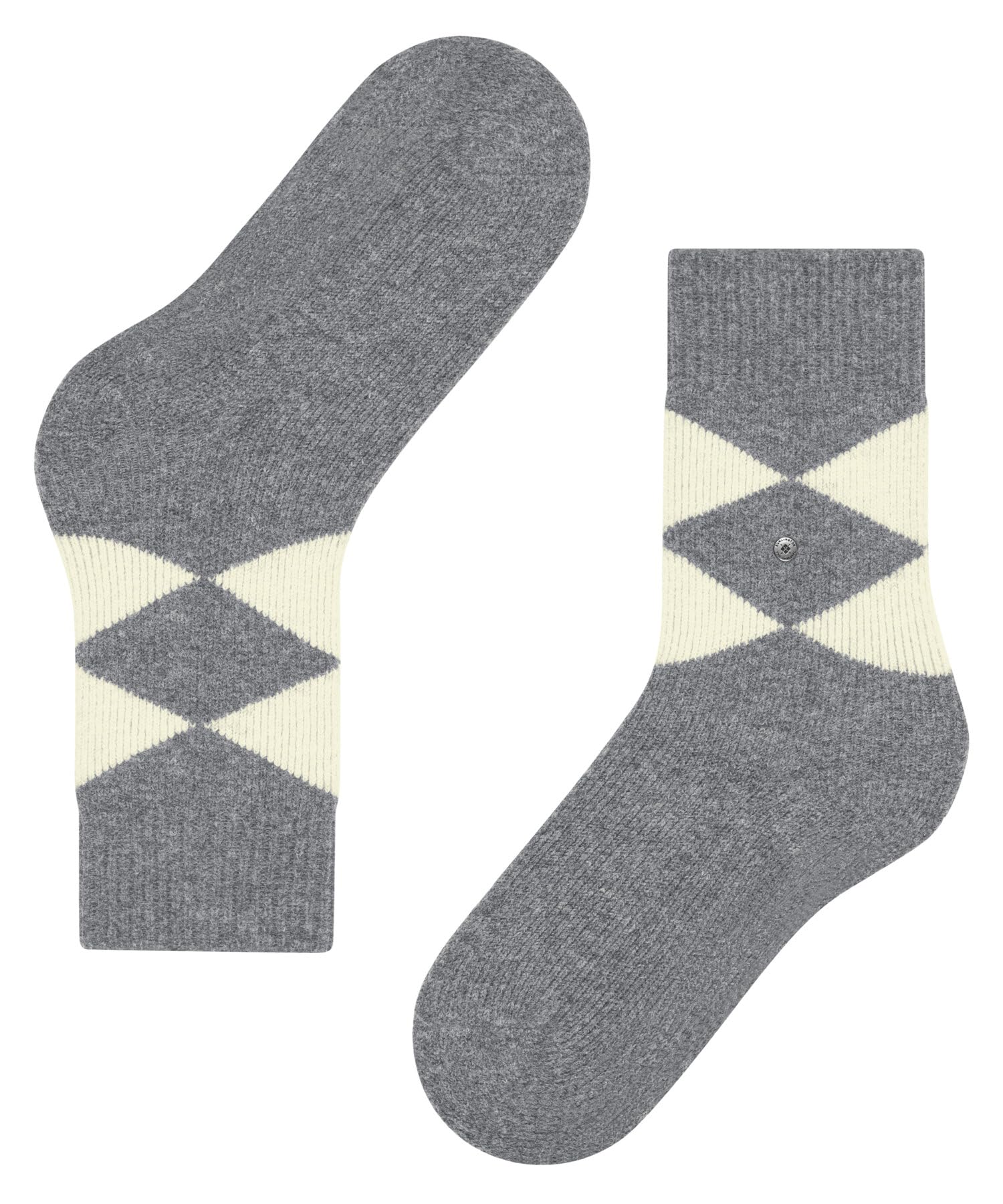 burlington-cosy-argyle-chaussettes-femme-laine-rouge-peluche image 5